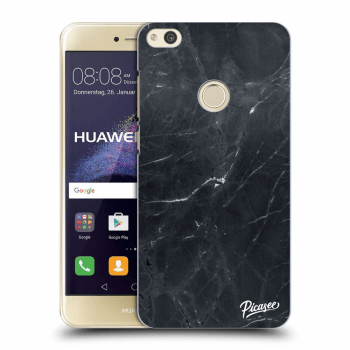 Picasee silikonový průhledný obal pro Huawei P9 Lite 2017 - Black marble