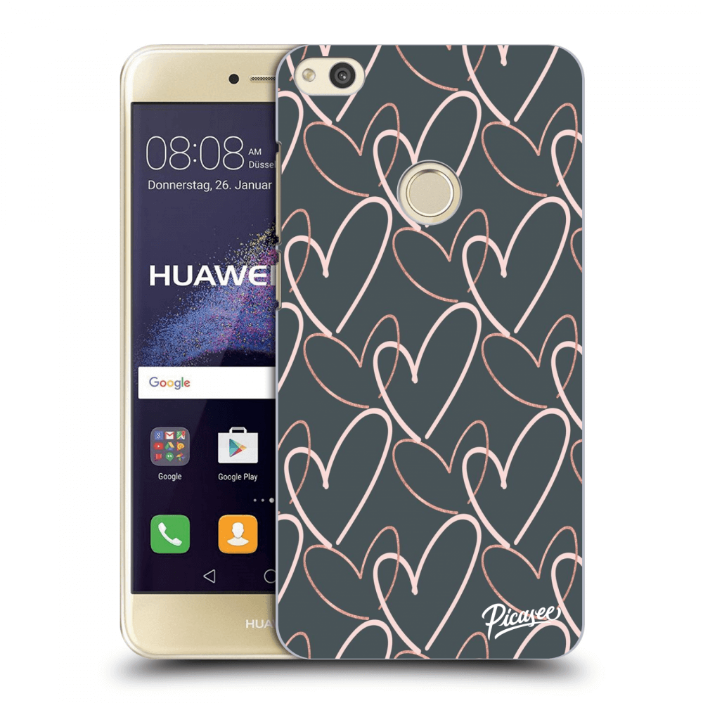 Picasee silikonový průhledný obal pro Huawei P9 Lite 2017 - Lots of love