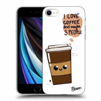 Obal pro Apple iPhone SE 2020 - Cute coffee