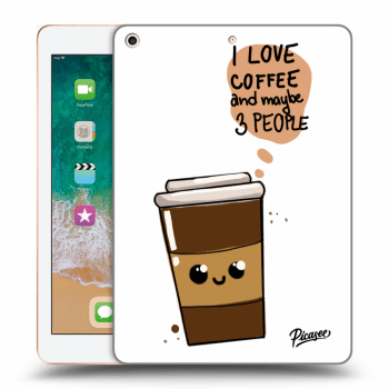 Obal pro Apple iPad 9.7" 2018 (6. gen) - Cute coffee