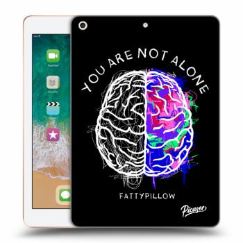Obal pro Apple iPad 9.7" 2018 (6. gen) - Brain - White