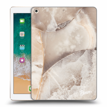 Obal pro Apple iPad 9.7" 2017 (5. gen) - Cream marble