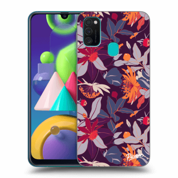 Obal pro Samsung Galaxy M21 M215F - Purple Leaf