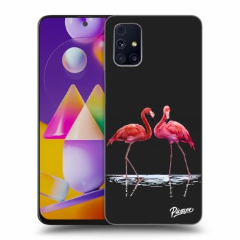 Obal pro Samsung Galaxy M31s - Flamingos couple
