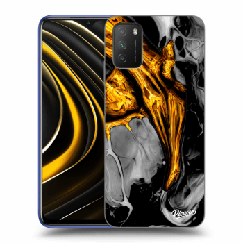 Obal pro Xiaomi Poco M3 - Black Gold