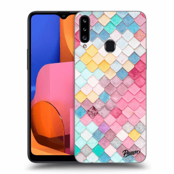 Obal pro Samsung Galaxy A20s - Colorful roof
