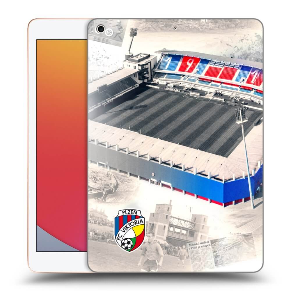 Picasee silikonový průhledný obal pro Apple iPad 10.2" 2020 (8. gen) - FC Viktoria Plzeň G