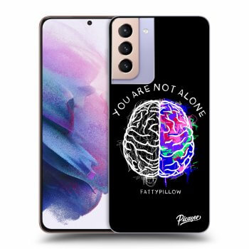 Picasee ULTIMATE CASE pro Samsung Galaxy S21+ 5G G996F - Brain - White