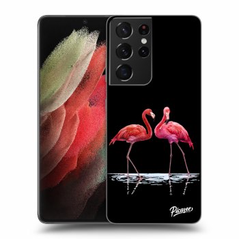 Obal pro Samsung Galaxy S21 Ultra 5G G998B - Flamingos couple