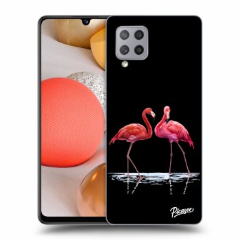 Obal pro Samsung Galaxy A42 A426B - Flamingos couple