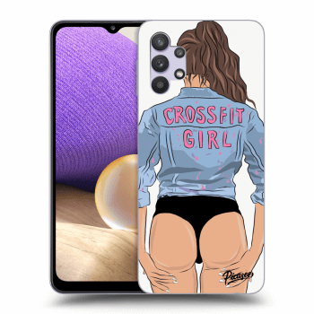Obal pro Samsung Galaxy A32 5G A326B - Crossfit girl - nickynellow