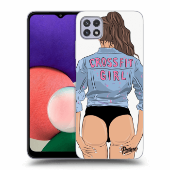Obal pro Samsung Galaxy A22 A226B 5G - Crossfit girl - nickynellow