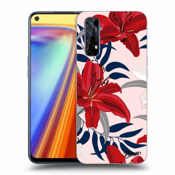 Obal pro Realme 7 - Red Lily