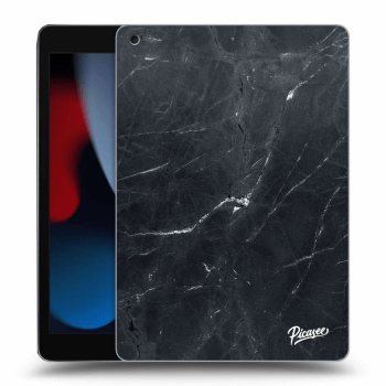 Picasee silikonový průhledný obal pro Apple iPad 10.2" 2021 (9. gen) - Black marble
