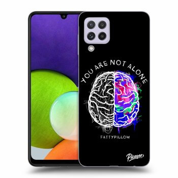 Obal pro Samsung Galaxy A22 A225F 4G - Brain - White