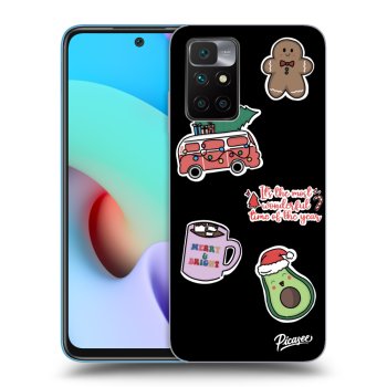 Obal pro Xiaomi Redmi 10 - Christmas Stickers