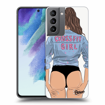 Obal pro Samsung Galaxy S21 FE 5G - Crossfit girl - nickynellow