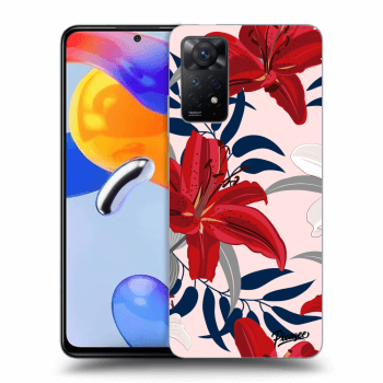 Obal pro Xiaomi Redmi Note 11 Pro - Red Lily