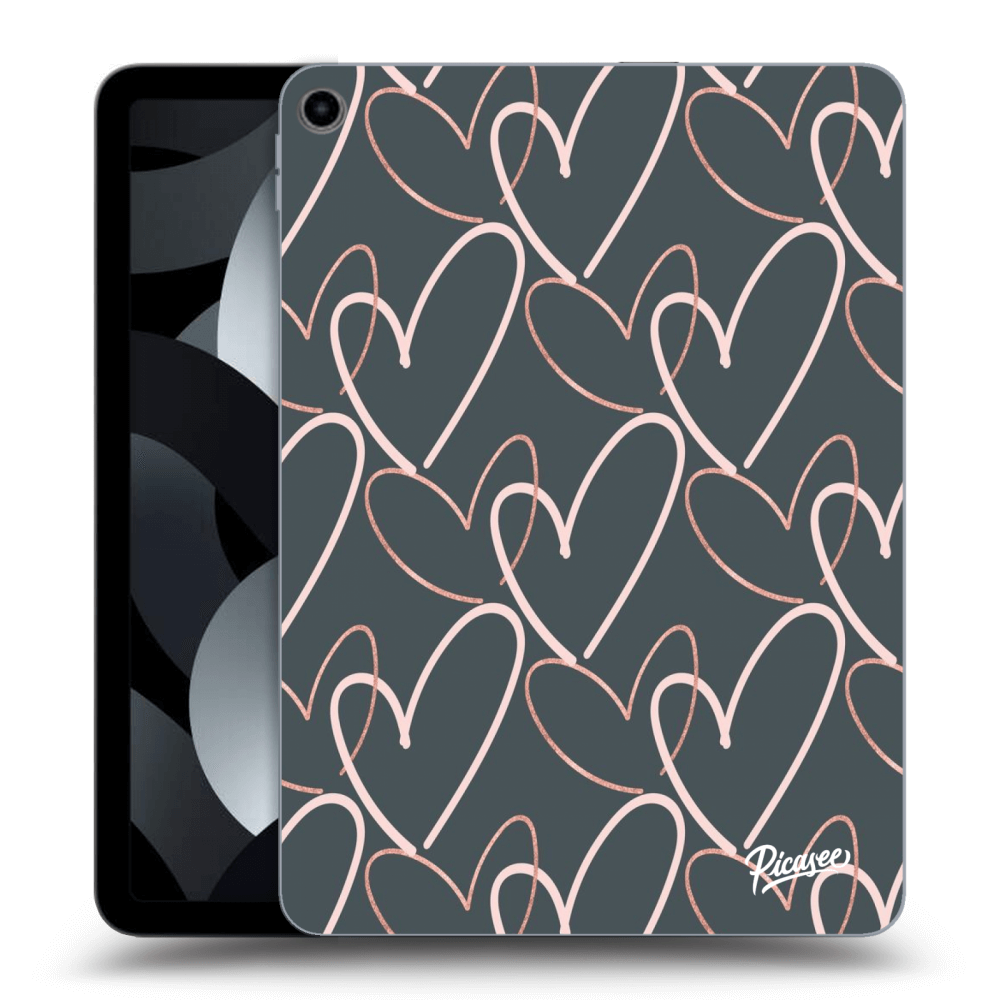Picasee silikonový průhledný obal pro Apple iPad Air 5 10.9" 2022 - Lots of love
