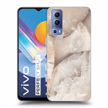Obal pro Vivo Y52 5G - Cream marble