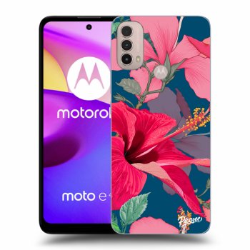 Obal pro Motorola Moto E40 - Hibiscus