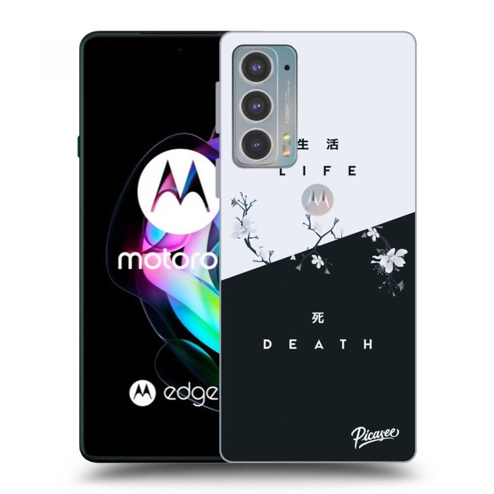 Picasee silikonový černý obal pro Motorola Edge 20 - Life - Death