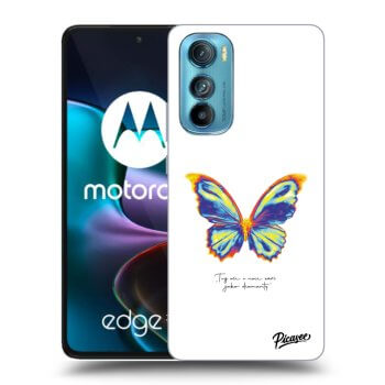Obal pro Motorola Edge 30 - Diamanty White