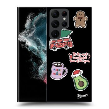 Obal pro Samsung Galaxy S23 Ultra 5G - Christmas Stickers