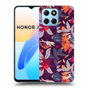 Obal pro Honor X6 - Purple Leaf