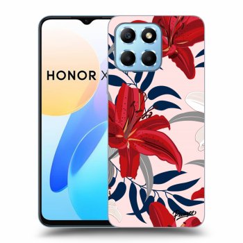 Obal pro Honor X6 - Red Lily