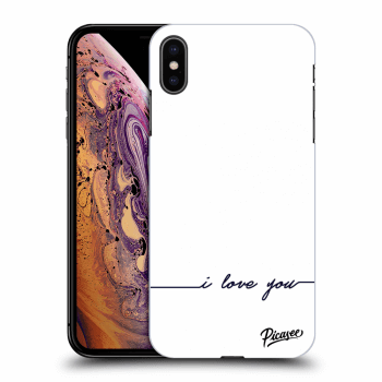 Obal pro Apple iPhone XS Max - I love you