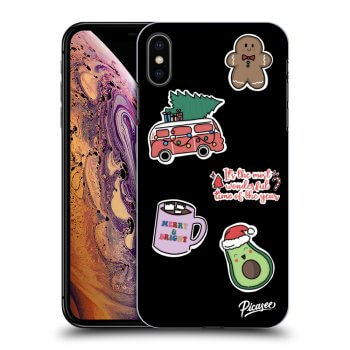 Obal pro Apple iPhone XS Max - Christmas Stickers