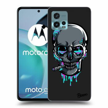 Picasee silikonový černý obal pro Motorola Moto G72 - EARTH - Lebka 3.0
