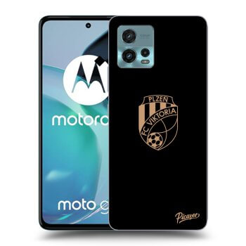 Picasee silikonový černý obal pro Motorola Moto G72 - FC Viktoria Plzeň I