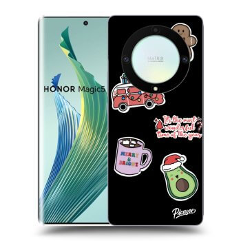 Obal pro Honor Magic5 Lite 5G - Christmas Stickers