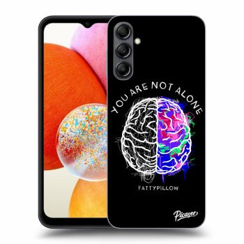 Obal pro Samsung Galaxy A14 4G A145R - Brain - White