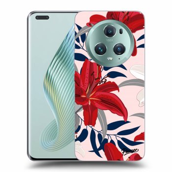 Obal pro Honor Magic5 Pro - Red Lily