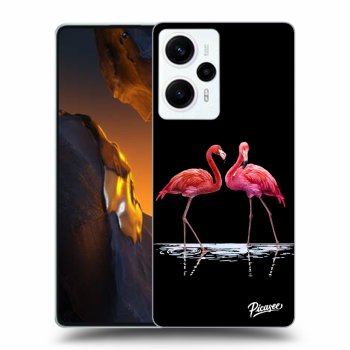 Obal pro Xiaomi Poco F5 - Flamingos couple