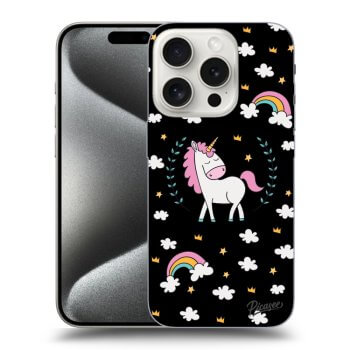 Obal pro Apple iPhone 15 Pro - Unicorn star heaven