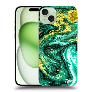 Obal pro Apple iPhone 15 Plus - Green Gold