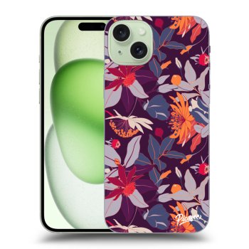 Obal pro Apple iPhone 15 Plus - Purple Leaf