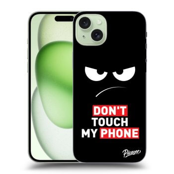Obal pro Apple iPhone 15 Plus - Angry Eyes - Transparent