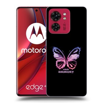 Obal pro Motorola Edge 40 - Diamanty Purple