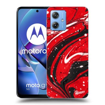 Obal pro Motorola Moto G54 5G - Red black