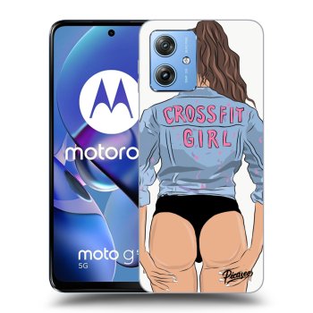 Obal pro Motorola Moto G54 5G - Crossfit girl - nickynellow