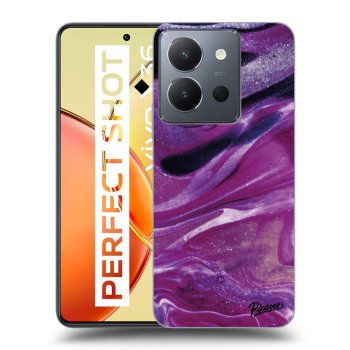 Obal pro Vivo Y36 4G - Purple glitter