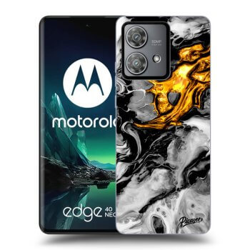 Obal pro Motorola Edge 40 Neo - Black Gold 2