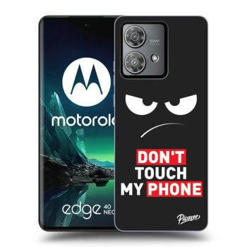 Obal pro Motorola Edge 40 Neo - Angry Eyes - Transparent