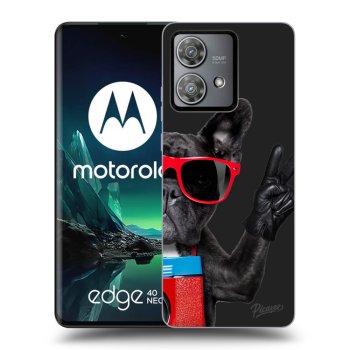 Obal pro Motorola Edge 40 Neo - French Bulldog