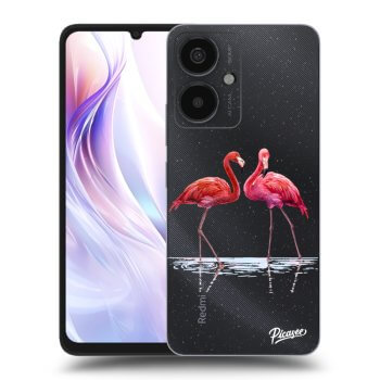 Obal pro Xiaomi Redmi 13C 5G - Flamingos couple